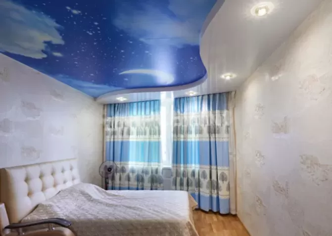 Двухуровневые с подсветкой